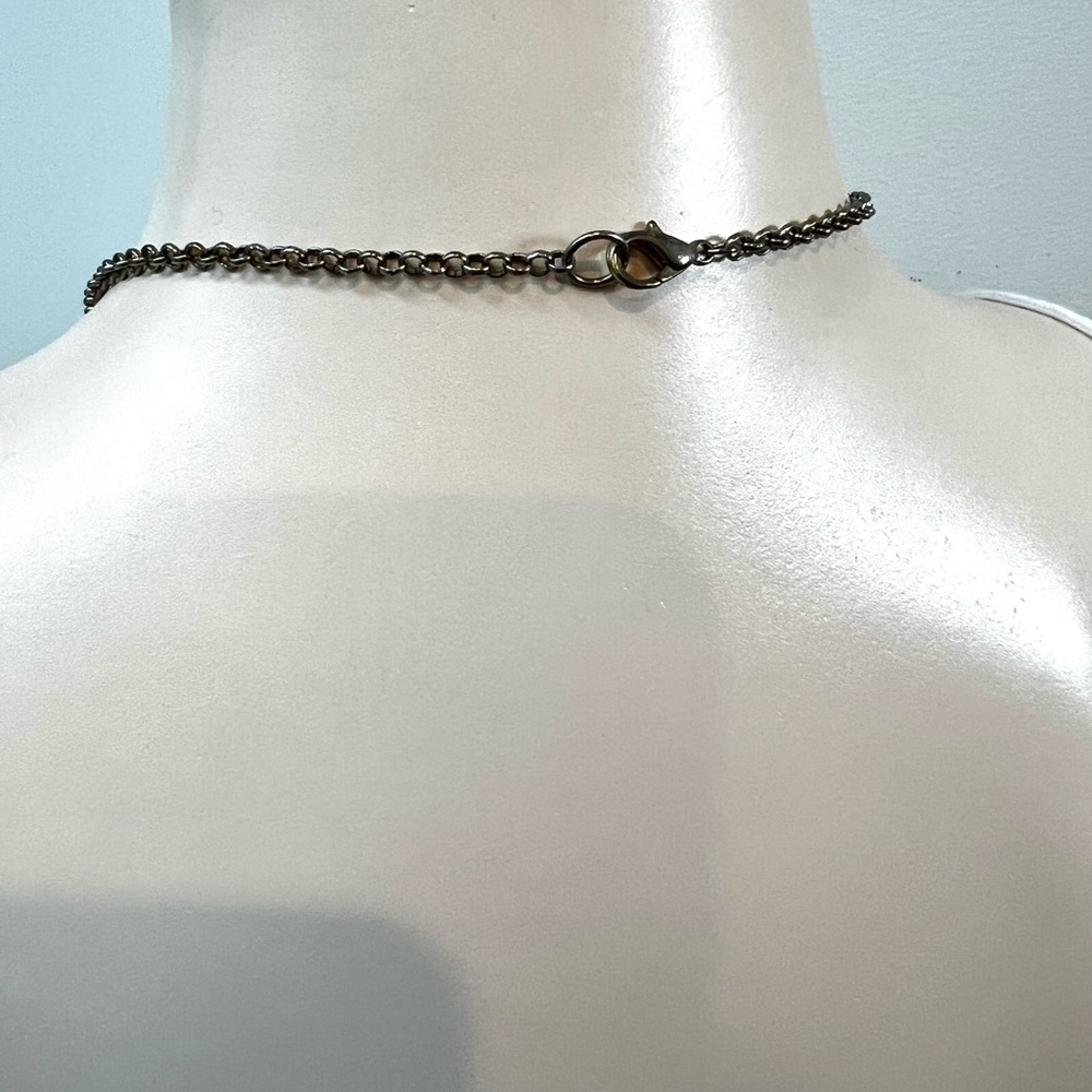 Long Red Coral Amber Bead Chain Necklace Jewelry - Picture 9 of 9